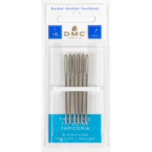 Agulha DMC TAPEÇARIA, 12 cartelas com 2, 16