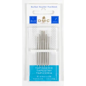 Agulha DMC TAPEÇARIA, 12 cartelas com 2, 18-22