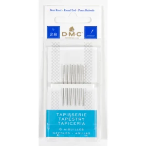 Agulha DMC TAPEÇARIA, 12 cartelas com 2, 28