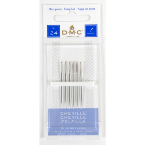 Agulha DMC CHENILLE, 12 cartelas com 6, 24