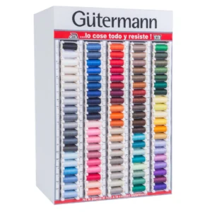 Expositor 100 cores costura poliéster Gutermann